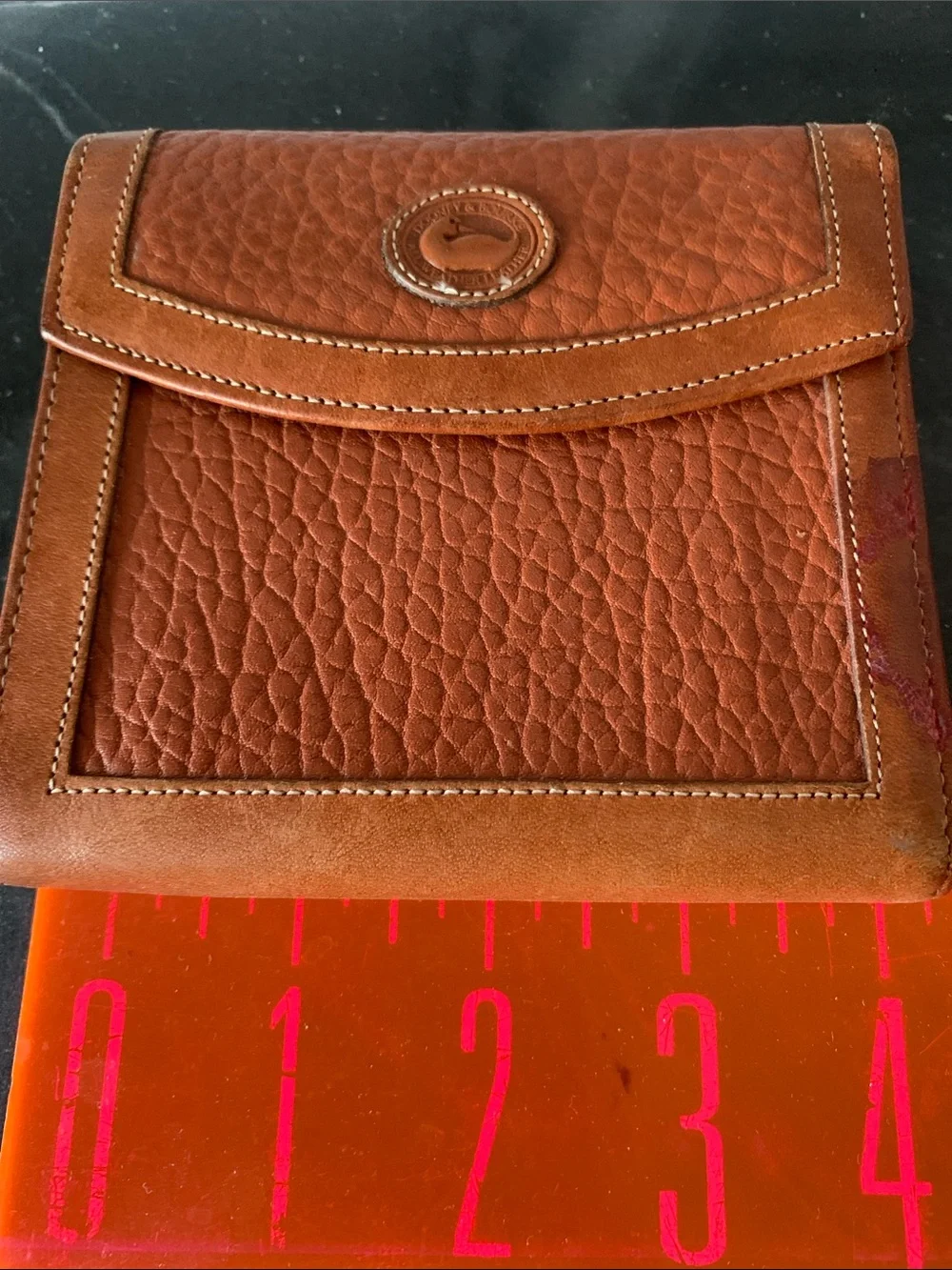 Dooney and Bourke Classic Brown Leather Wallet